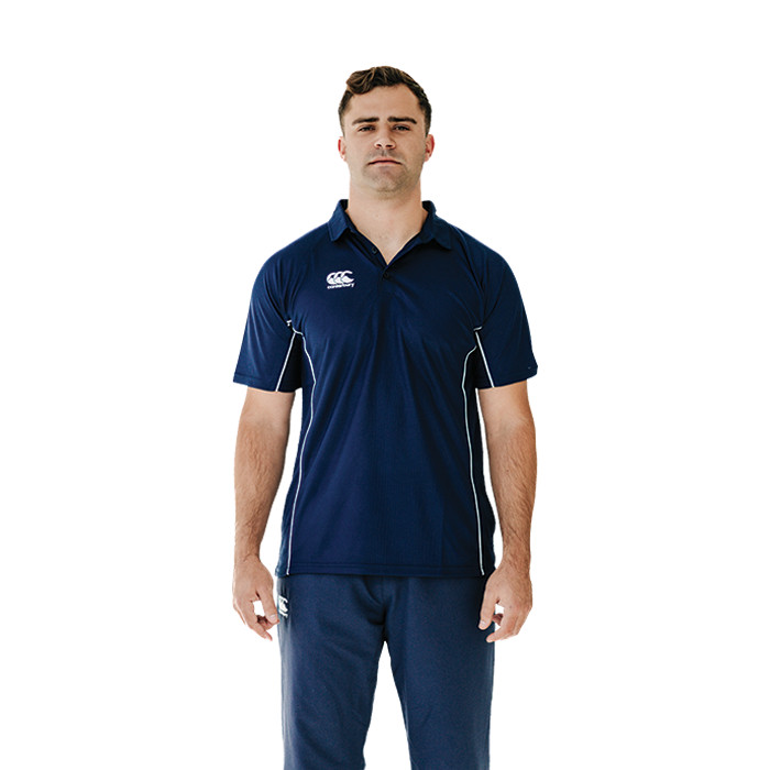 Side Panel Polo - Navy