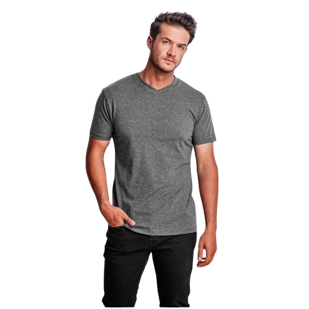 Mens Michigan Melange V-Neck T-Shirt