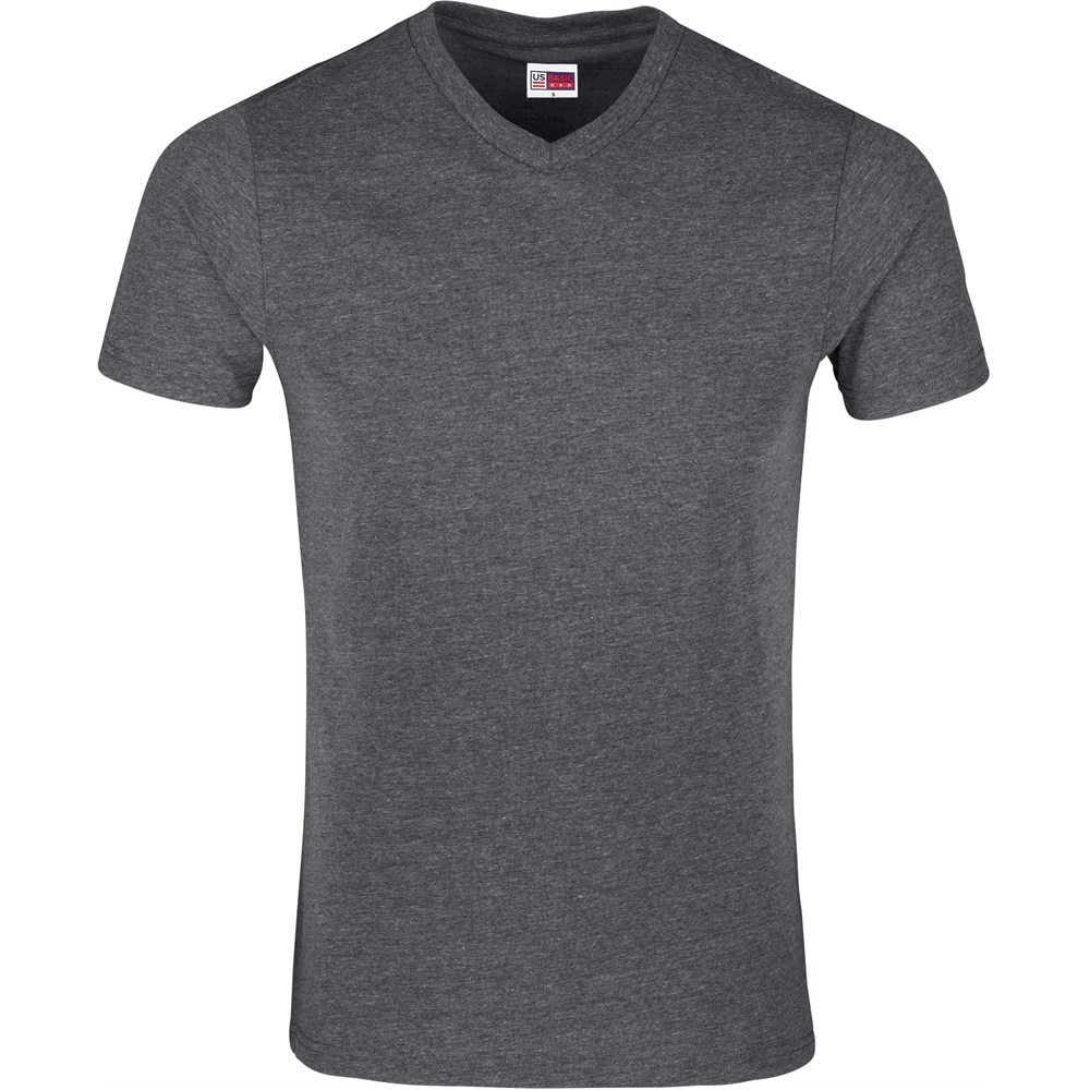 Mens Michigan Melange V-Neck T-Shirt