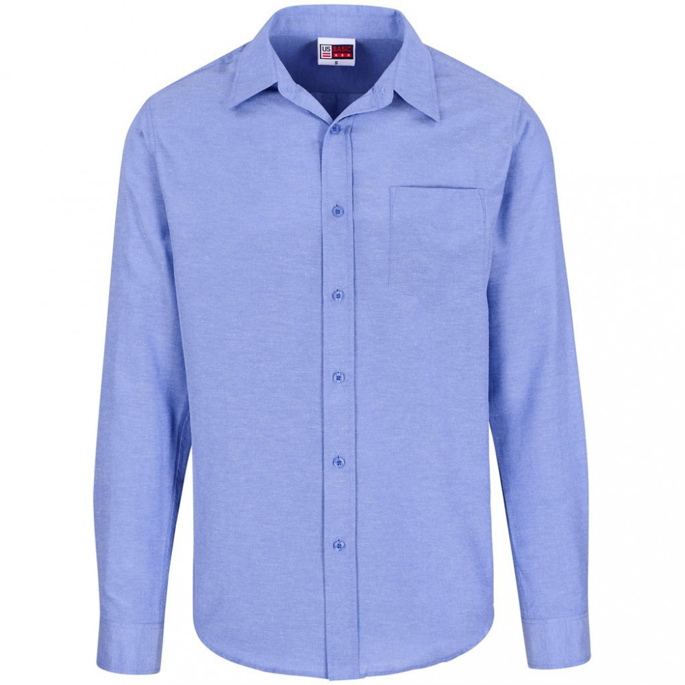 Mens Long Sleeve Oxford Shirt