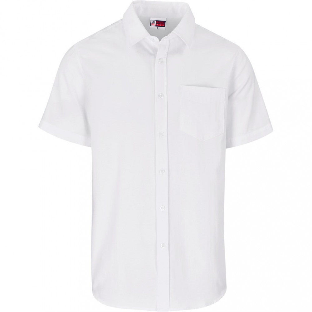 Mens Short Sleeve Oxford Shirt