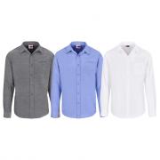 Mens Long Sleeve Oxford Shirt